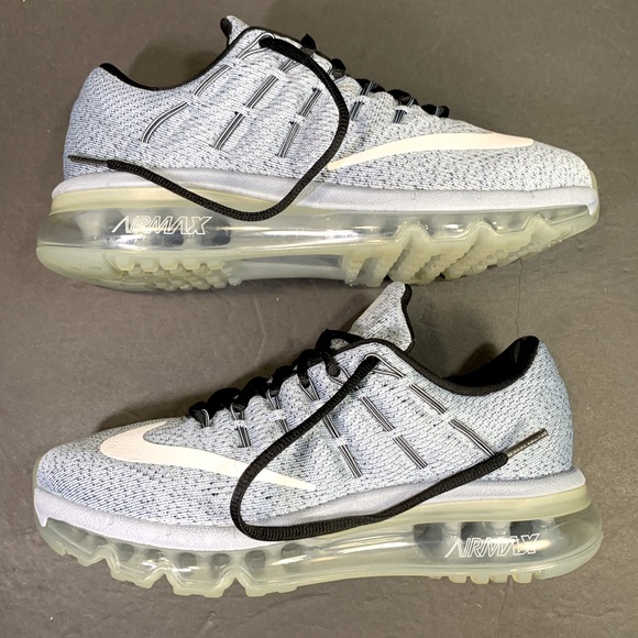 Nike Womens Air Max 2016 Grey Black Sneakers Shoe Size 6 - Picture 3 of 10